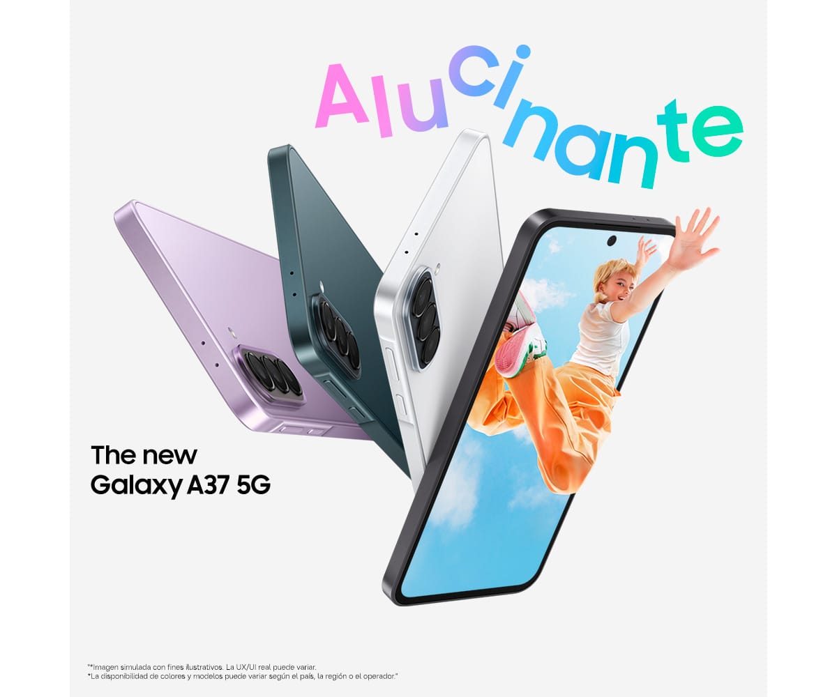 SAMSUNG GALAXY A37 5G DARK GREEN / 8GB + 256GB / 6,7" SUPER AMOLED FHD+ - detalle