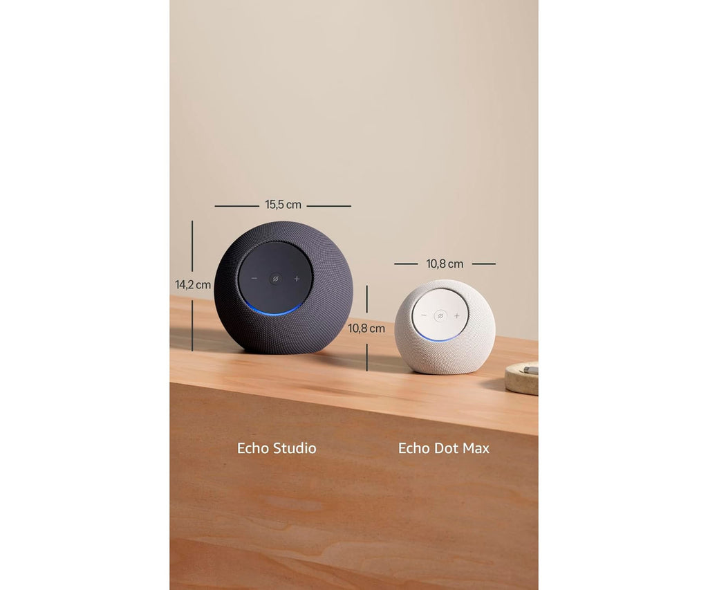 AMAZON ECHO DOT MAX BLANCO / ALTAVOZ ALEXA CON SONIDO ENVOLVENTE Y CONTROLADOR DE HOGAR DIGITAL INTEGRADO - detalle