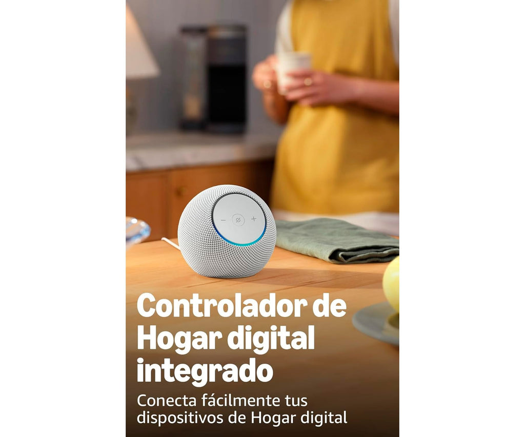 AMAZON ECHO DOT MAX BLANCO / ALTAVOZ ALEXA CON SONIDO ENVOLVENTE Y CONTROLADOR DE HOGAR DIGITAL INTEGRADO - detalle