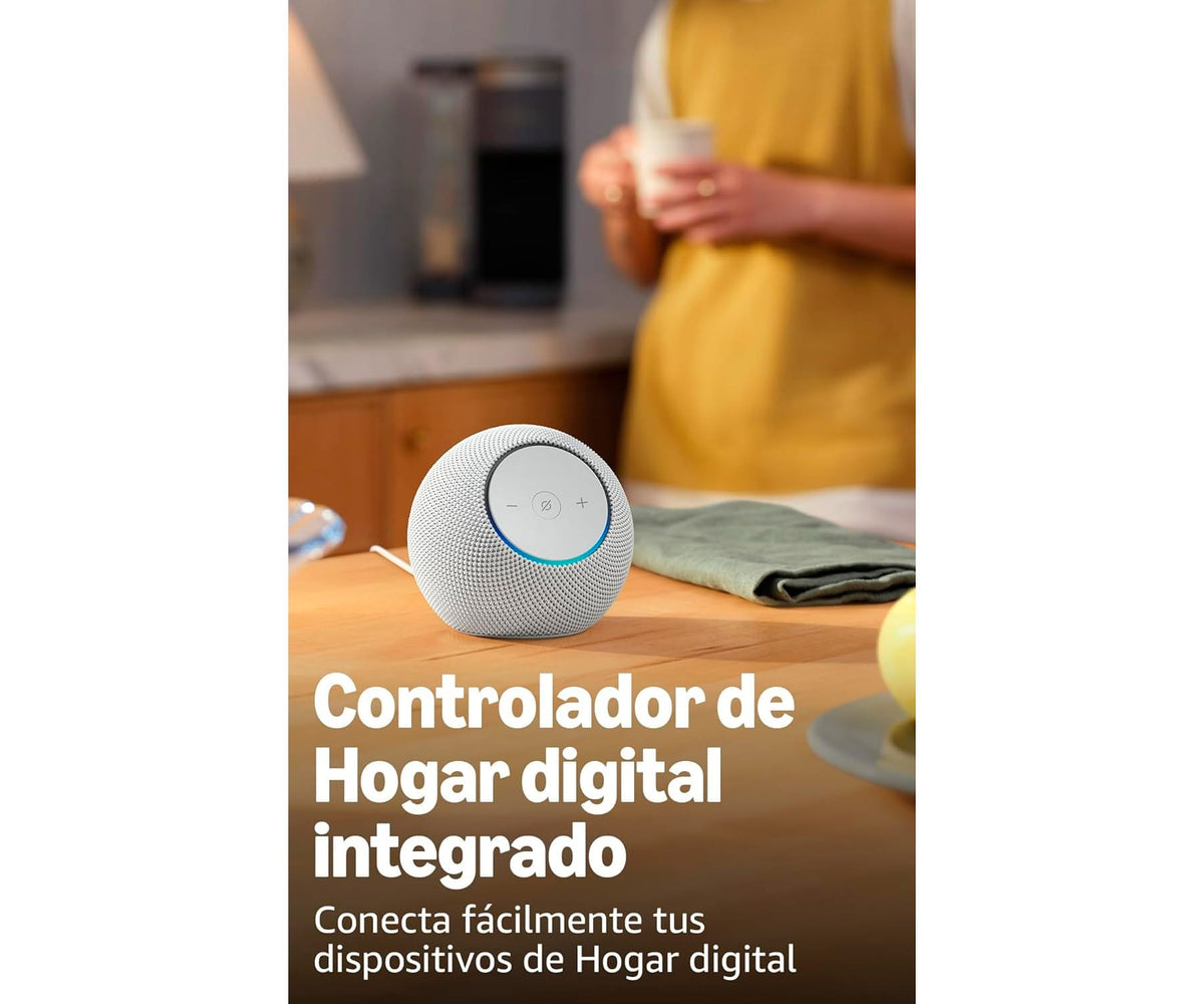 AMAZON ECHO DOT MAX BLANCO / ALTAVOZ ALEXA CON SONIDO ENVOLVENTE Y CONTROLADOR DE HOGAR DIGITAL INTEGRADO - detalle