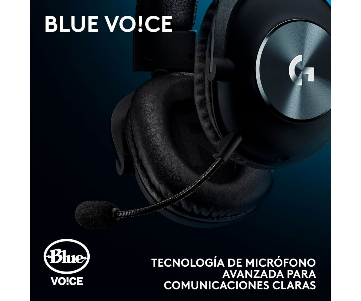 LOGITECH PRO X NEGRO / AURICULARES PARA JUEGOS 7.1 CON CABLE - detalle