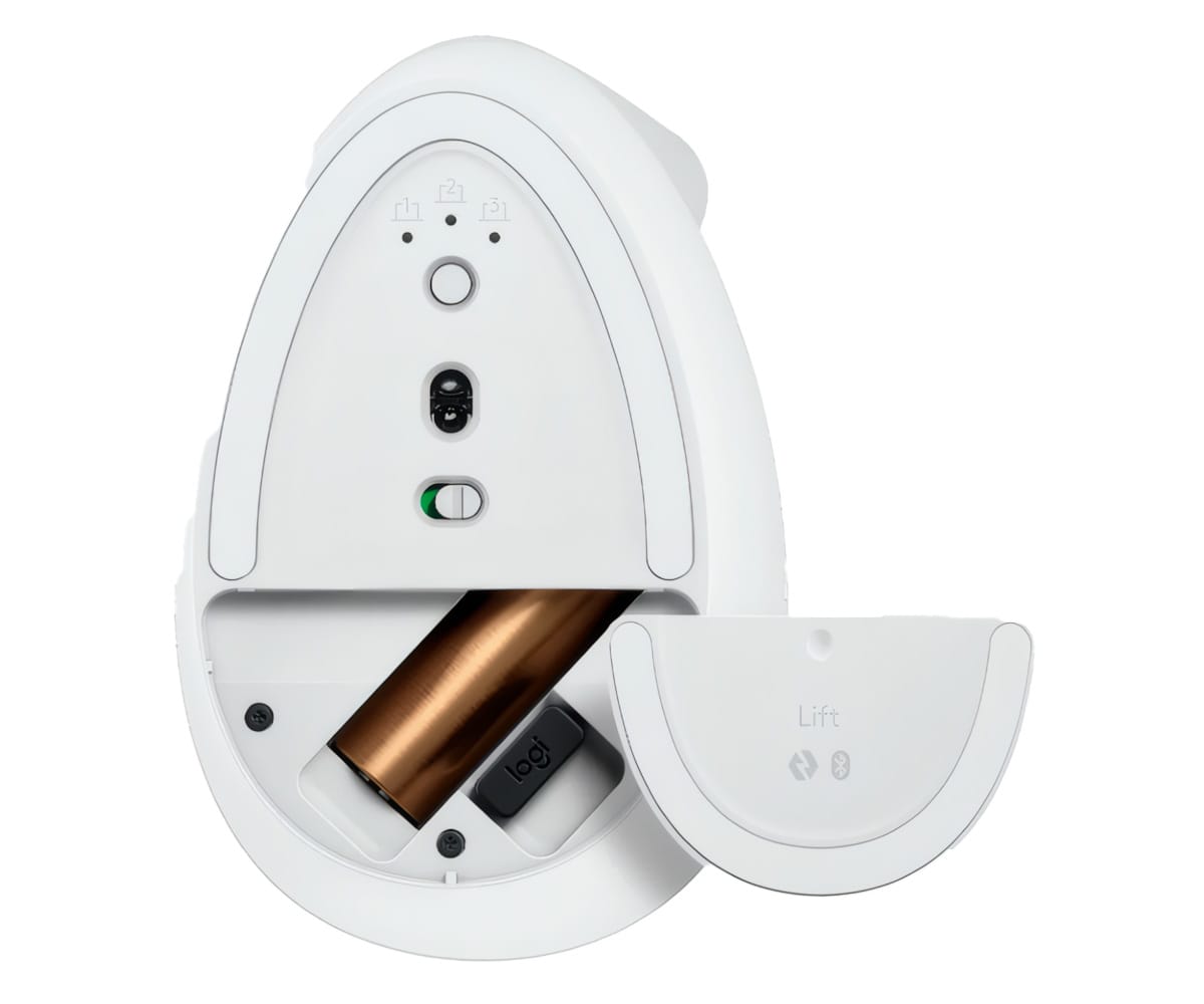 LOGITECH LIFT BLANCO CRUDO / RATÓN ERGONÓMICO VERTICAL - detalle