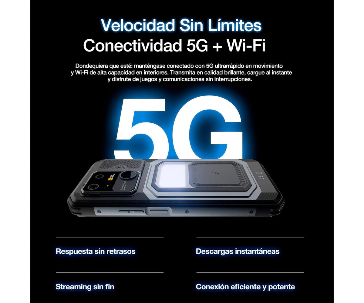 AGM G3 PRO BLACK / 12+512GB / TELÉFONO INTELIGENTE RESISTENTE CON CÁMARA TÉRMICA - detalle