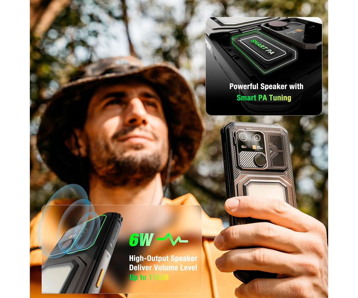AGM G3 BLACK / 12+512GB / TELÉFONO INTELIGENTE RESISTENTE / - detalle