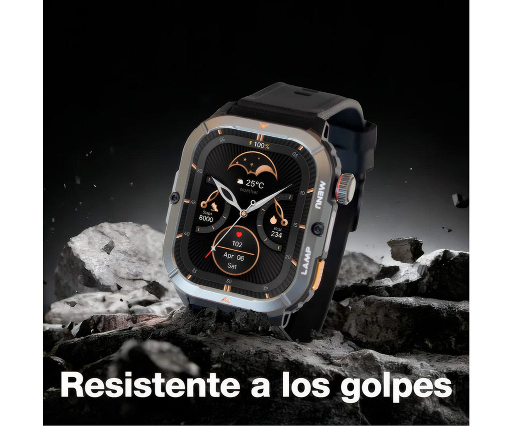 AGM LEGION 3 BLACK / SMARTWATCH 1.95" - detalle