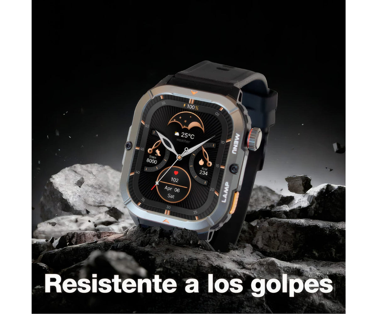 AGM LEGION 3 BLACK / SMARTWATCH 1.95" - detalle