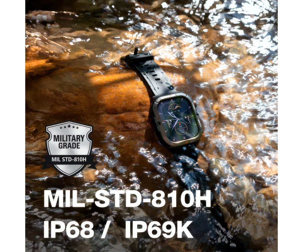 AGM LEGION 3 BLACK / SMARTWATCH 1.95" - detalle