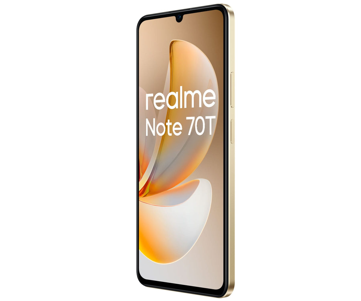 REALME NOTE 70T 4G GOLD / 4+128GB / 6,74" 90HZ HD+, - detalle
