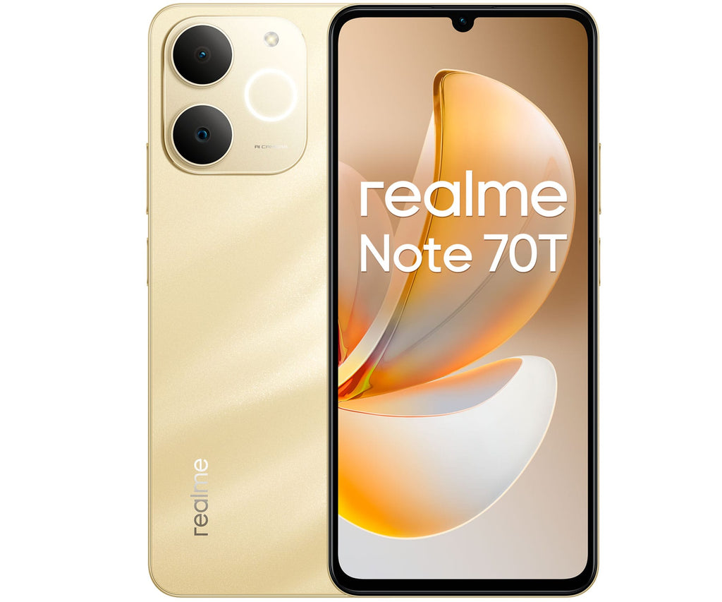 REALME NOTE 70T 4G GOLD / 4+128GB / 6,74" 90HZ HD+,