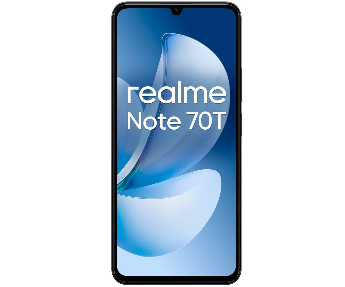 REALME NOTE 70T 4G BLACK / 4+128GB / 6,74" 90HZ HD+, - detalle