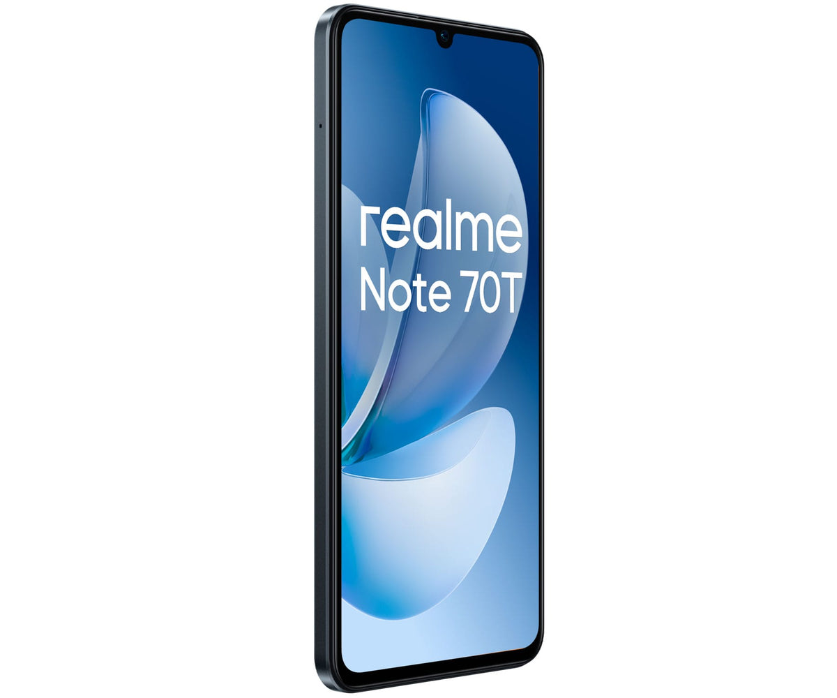 REALME NOTE 70T 4G BLACK / 4+128GB / 6,74" 90HZ HD+, - detalle