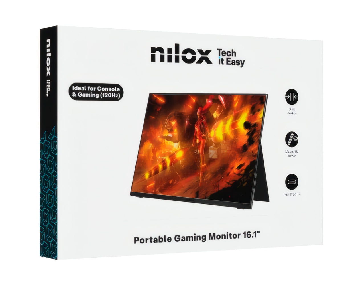 NILOX NXMP16FHD1201 NEGRO / MONITOR PORTÁTIL 16,1" - detalle