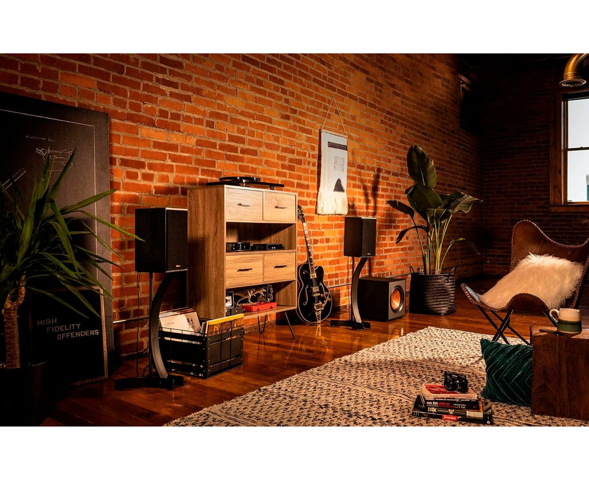 KLIPSCH R-41M NEGRO / PAREJA DE ALTAVOCES HI-FI DE ESTANTERÍA, 50 W RMS / 200 W PICO - detalle