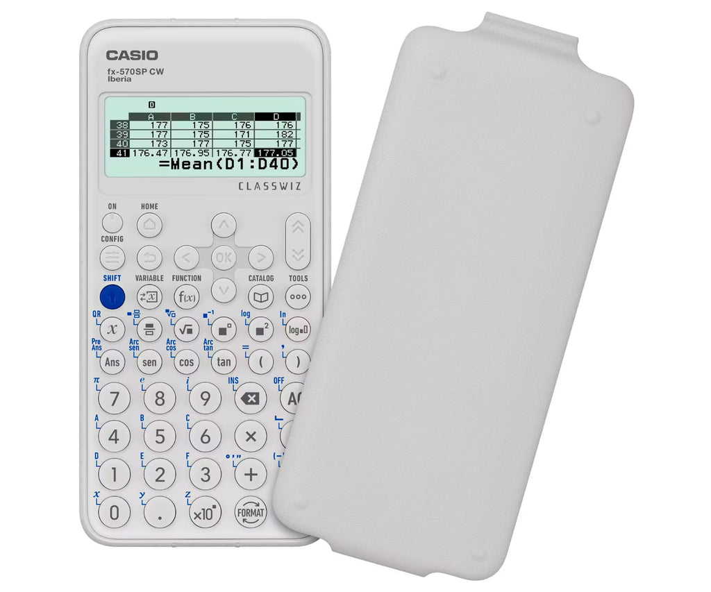 CASIO FX-570SP CW BLANCA / CALCULADORA CIENTÍFICA ESTÁNDAR - detalle