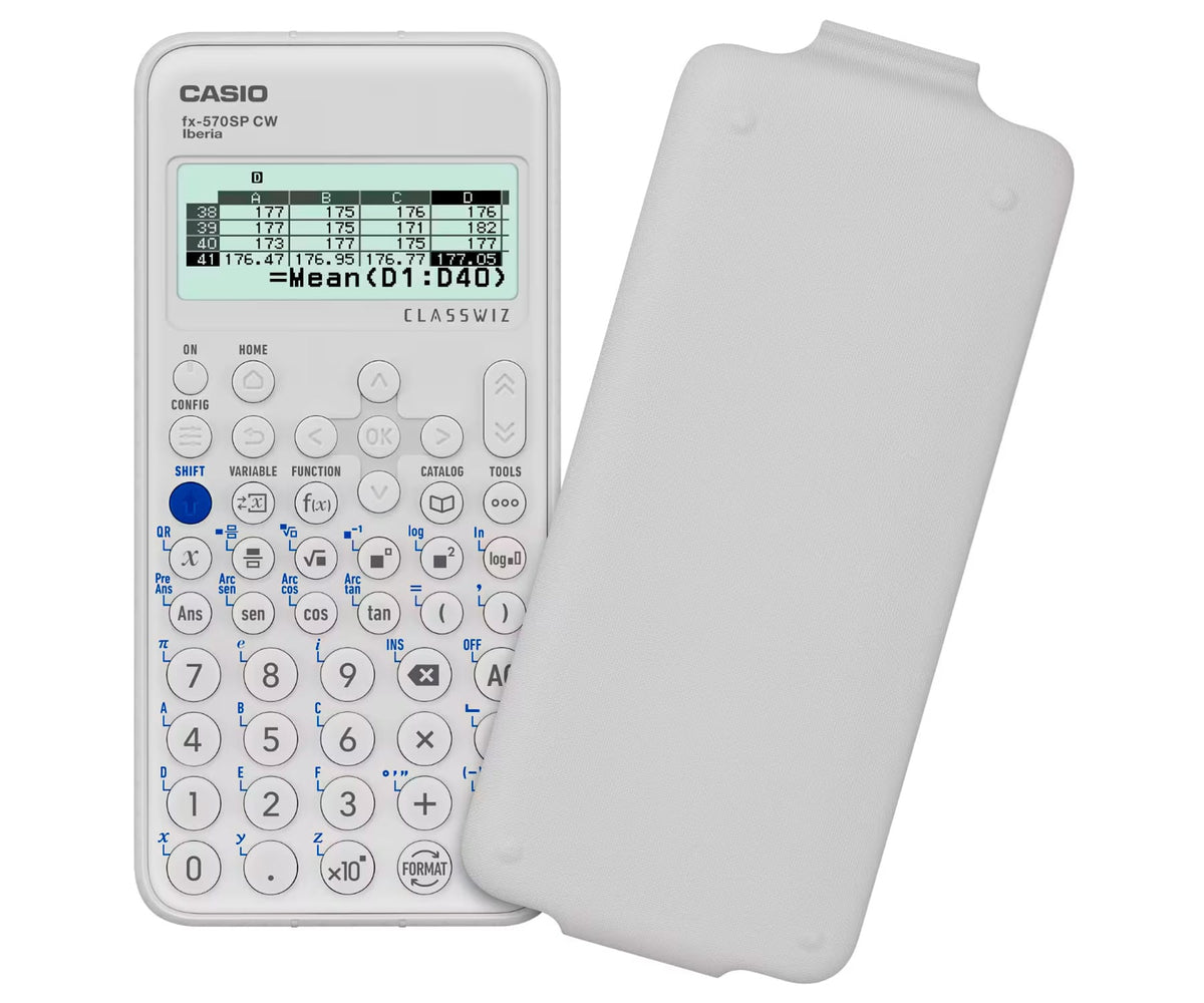 CASIO FX-570SP CW BLANCA / CALCULADORA CIENTÍFICA ESTÁNDAR - detalle