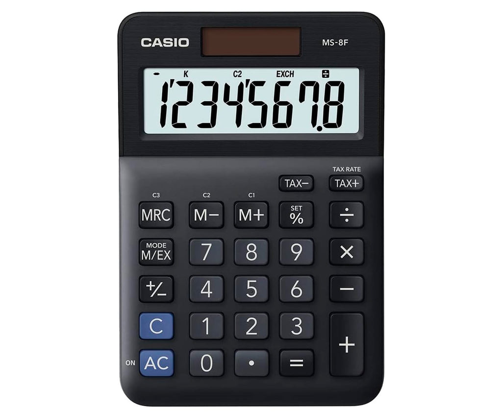 CASIO MS-8F NEGRO / CALCULADORA DE MESA