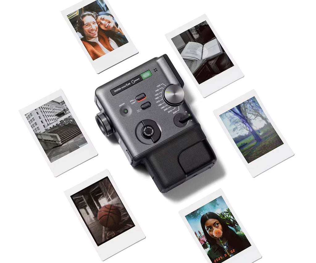 FUJIFILM INSTAX MINI EVO CINEMA BLACK / CÁMARA 3 EN 1: INSTANTÁNEA, IMPRESORA Y VÍDEO - detalle