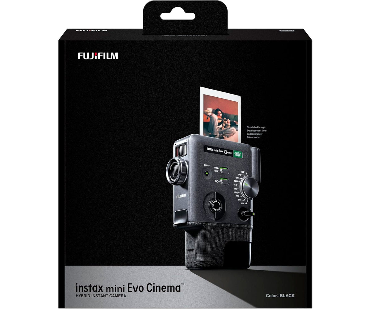 FUJIFILM INSTAX MINI EVO CINEMA BLACK / CÁMARA 3 EN 1: INSTANTÁNEA, IMPRESORA Y VÍDEO - detalle