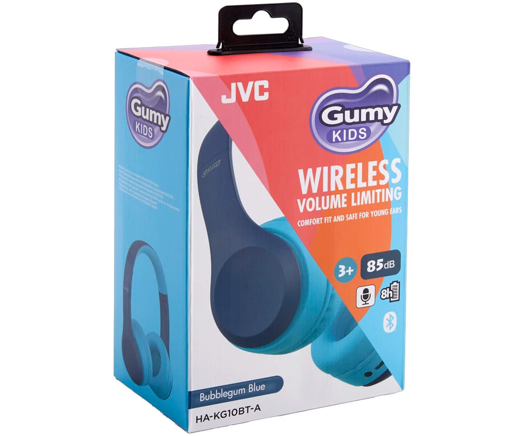 JVC HA-KG10BT-A BUBBLEGUM BLUE / AURICULARES INALÁMBRICOS DE DIADEMA GUMY KIDS - detalle
