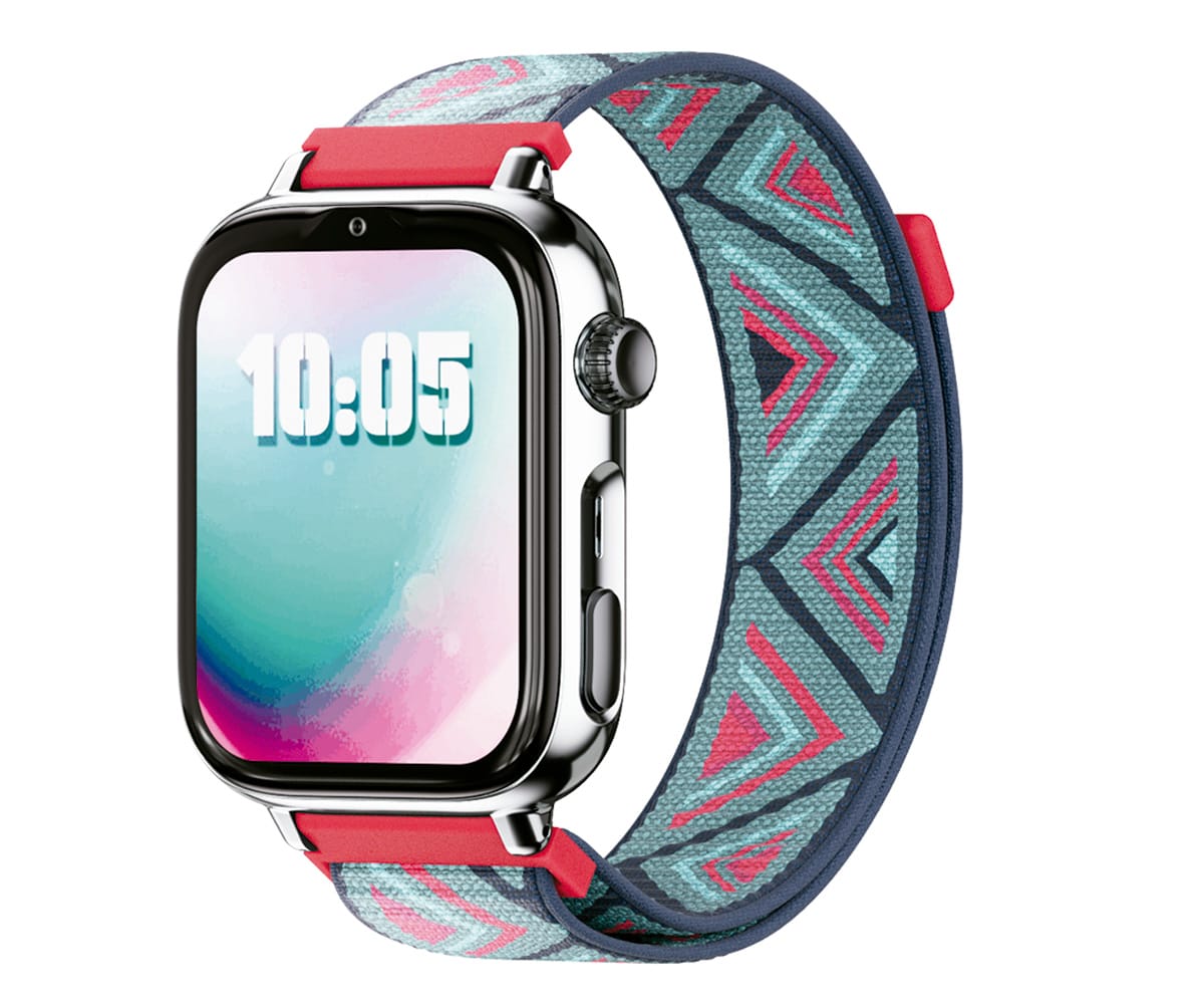 SAVEFAMILY SAVEWATCH PLUS 2 JUNIOR (+8 AÑOS) PLATA CON CORREA DE TELA TRIBECA / SMARTWATCH 4G PARA NIÑOS