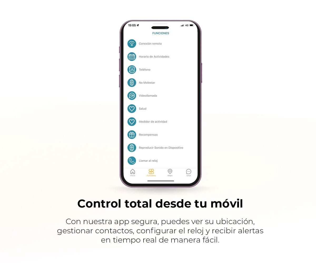 SAVEFAMILY SAVEWATCH PLUS 2 JUNIOR (+8 AÑOS) BLANCO CON CORREA DE TELA OCEAN / SMARTWATCH 4G PARA NIÑOS - detalle