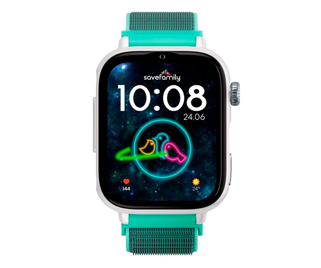 SAVEFAMILY SAVEWATCH PLUS 2 JUNIOR (+8 AÑOS) BLANCO CON CORREA DE TELA OCEAN / SMARTWATCH 4G PARA NIÑOS - detalle