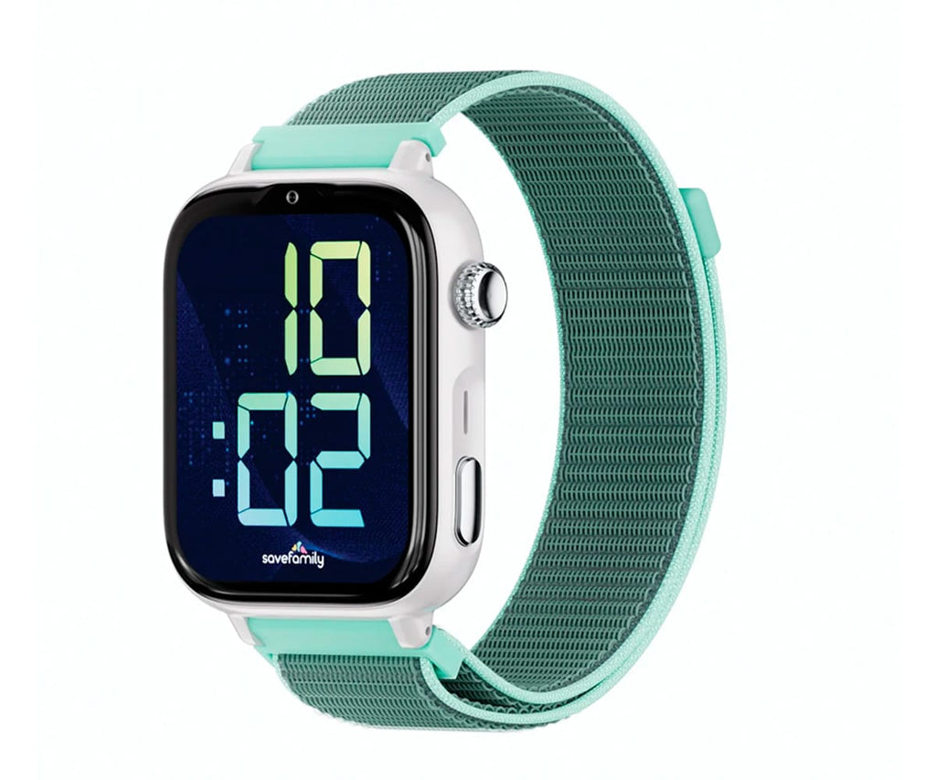 SAVEFAMILY SAVEWATCH PLUS 2 JUNIOR (+8 AÑOS) BLANCO CON CORREA DE TELA OCEAN / SMARTWATCH 4G PARA NIÑOS