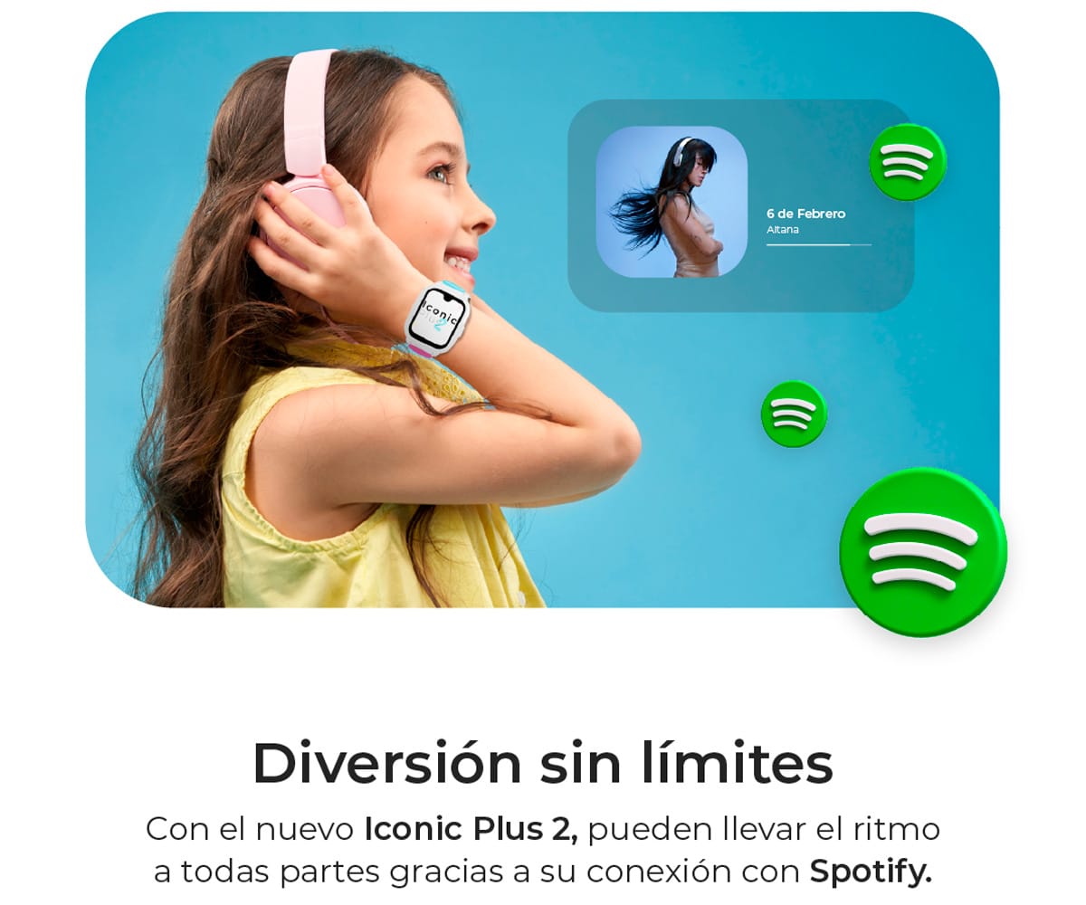SAVEFAMILY ICONIC PLUS 2 KIDS (4-7 AÑOS) GAMER / SMARTWATCH 4G PARA NIÑOS - detalle