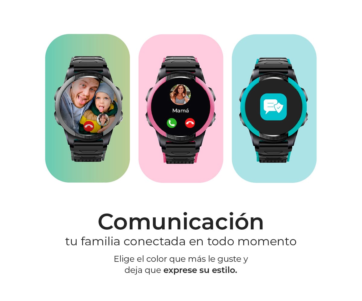 SAVEFAMILY SLIM JUNIOR (+8 AÑOS) NEGRO / SMARTWATCH 4G PARA ADOLESCENTES - detalle