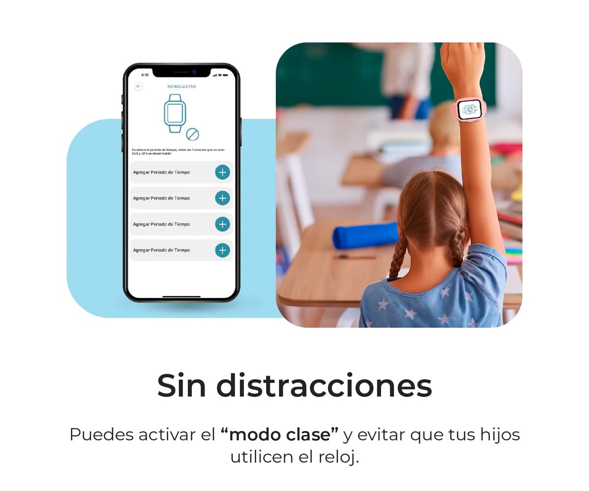 SAVEFAMILY ENJOY KIDS (4-7 AÑOS) AZUL / SMARTWATCH 4G PARA NIÑOS - detalle
