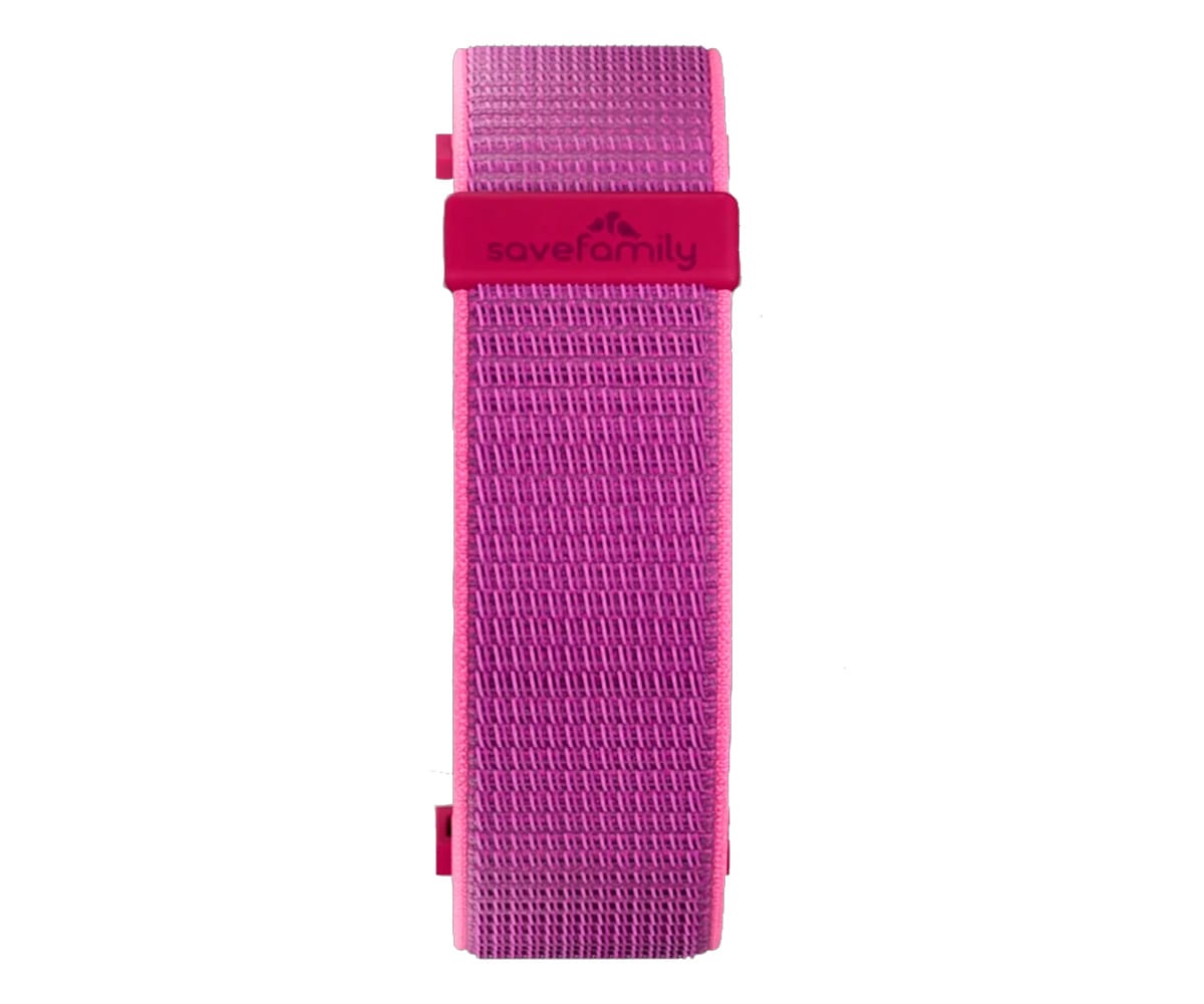 SAVEFAMILY CORREA DE TELA FRAMBUESA / SAVEWATCH PLUS 2