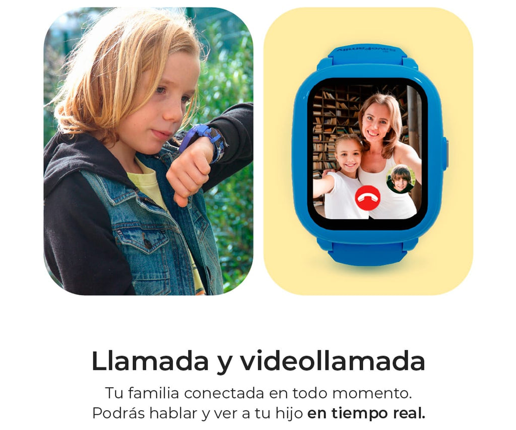 SAVEFAMILY ICONIC PLUS 2 KIDS (4-7 AÑOS) SPORTIVE / SMARTWATCH 4G PARA NIÑOS - detalle