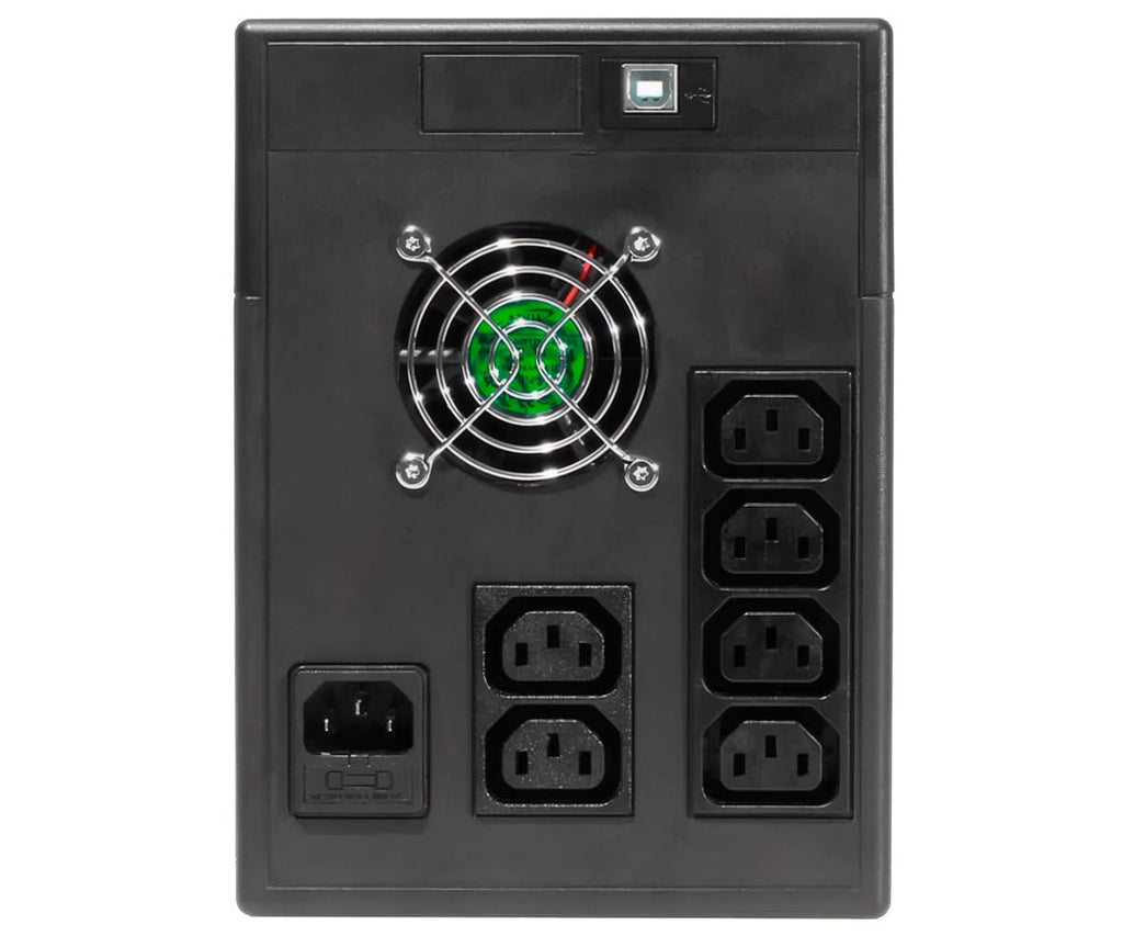 RIELLO NETPOWER NPW 2000 GRIS OSCURO / SAI (UPS) / 6 SALIDAS AC - detalle