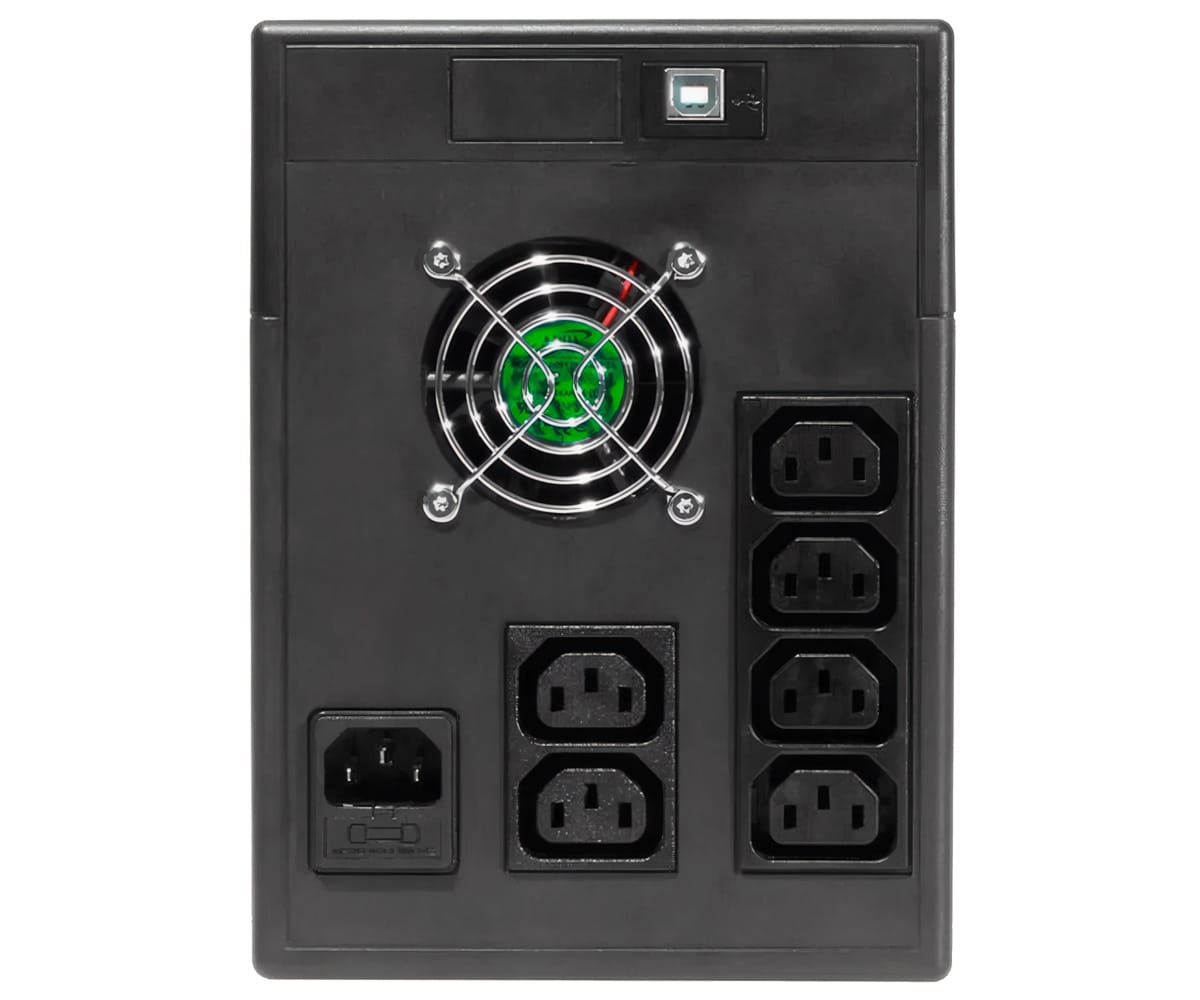 RIELLO NETPOWER NPW 2000 GRIS OSCURO / SAI (UPS) / 6 SALIDAS AC - detalle