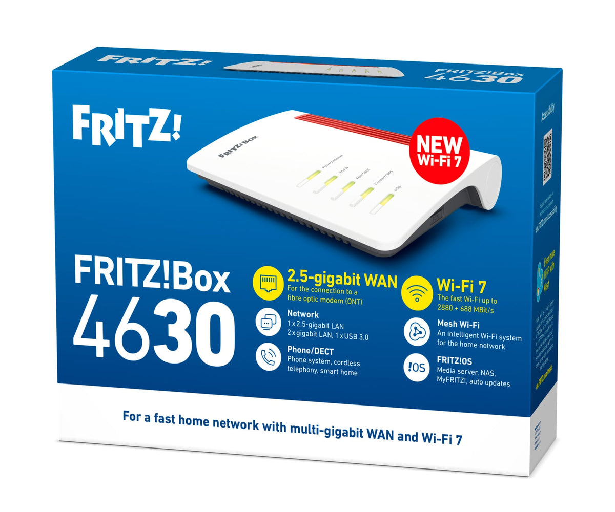 FRITZ! BOX 4630 BLANCO / ROUTER INALÁMBRICO - detalle