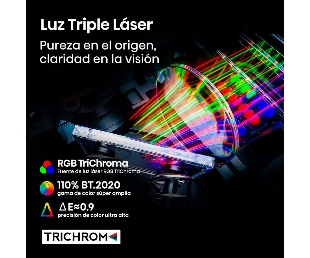 HISENSE C3 GRIS METALIZADO / PROYECTOR LÁSER TRICHROMA UHD 4K - detalle