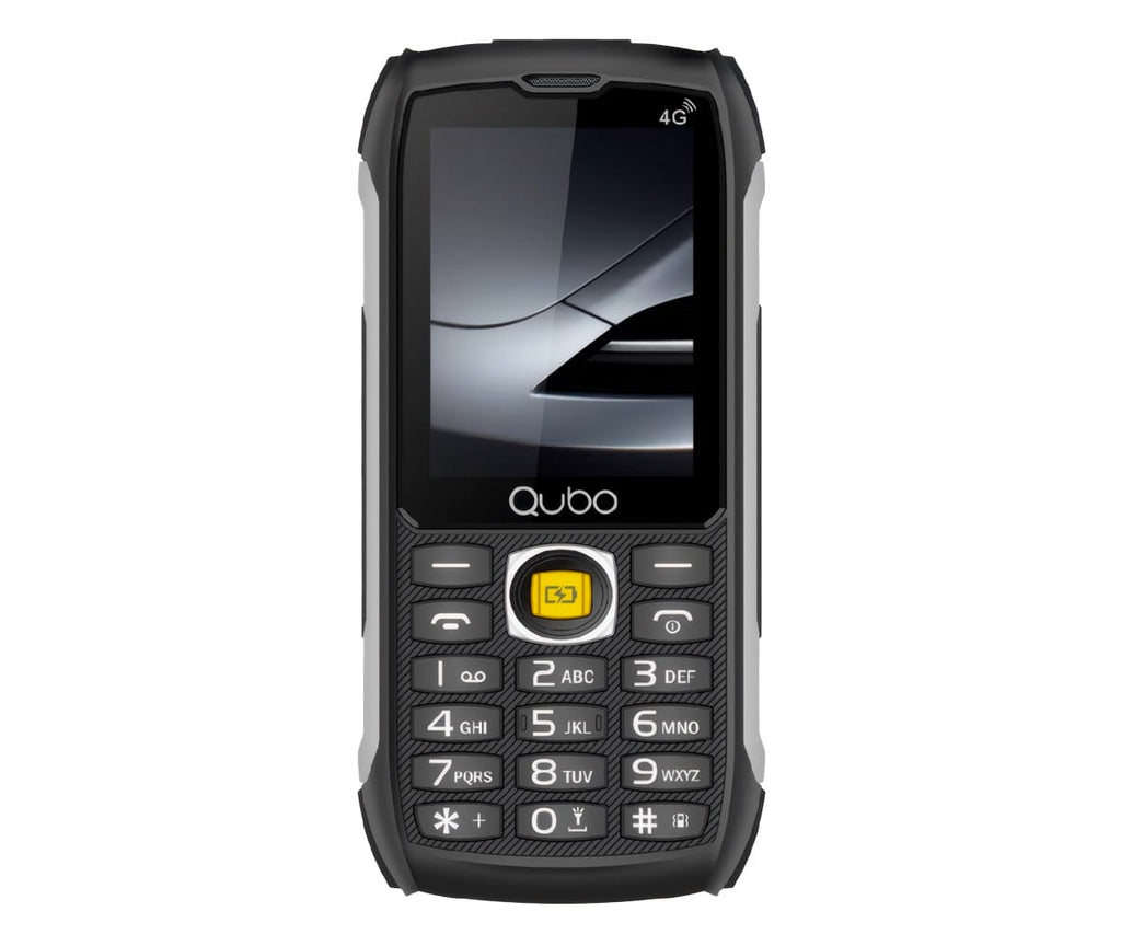 QUBO SENIOR ST-002 4G NEGRO / MÓVIL RUGUERIZADO DE 2.8"