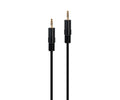 FONESTAR JACK-MM-1-5 NEGRO / CABLE DE SEÑAL DE AUDIO JACK 3'5 MM MACHO A JACK 3'5 MM MACHO