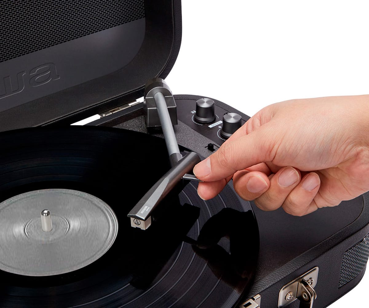 AIWA VPX-1951TN BLACK / TOCADISCOS CON ALTAVOCES INTEGRADOS - detalle