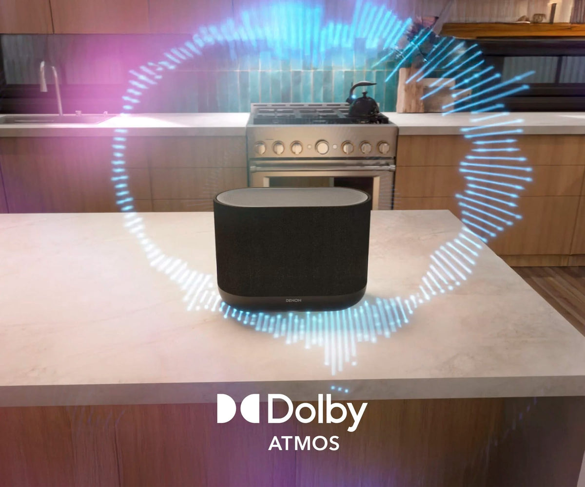 DENON HOME 400 SILVER / ALTAVOZ INTELIGENTE INALÁMBRICO CON TECNOLOGÍA HEOS Y SONIDO DOLBY ATMOS. - detalle