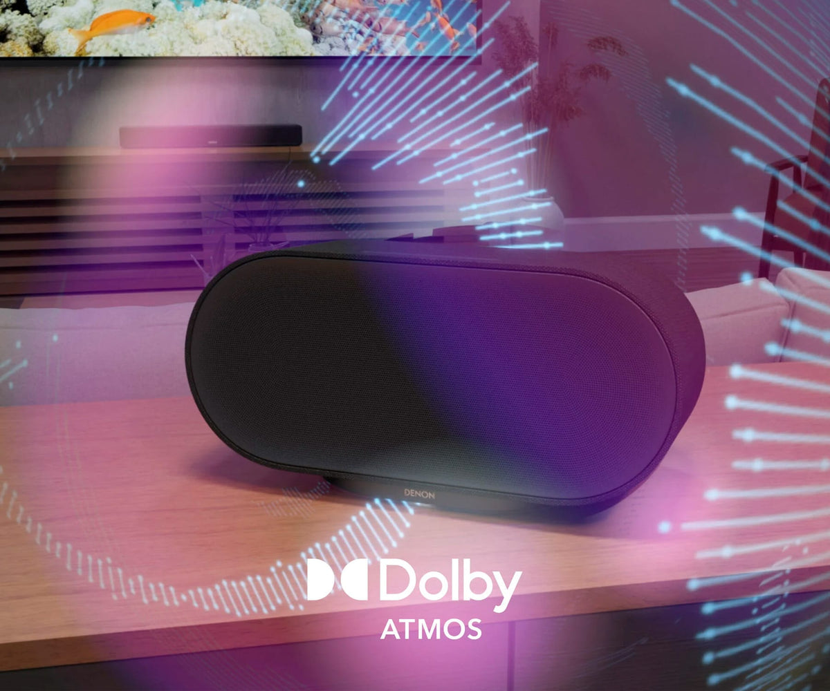 DENON HOME 600 BLACK / ALTAVOZ INTELIGENTE INALÁMBRICO CON TECNOLOGÍA HEOS Y SONIDO DOLBY ATMOS. - detalle