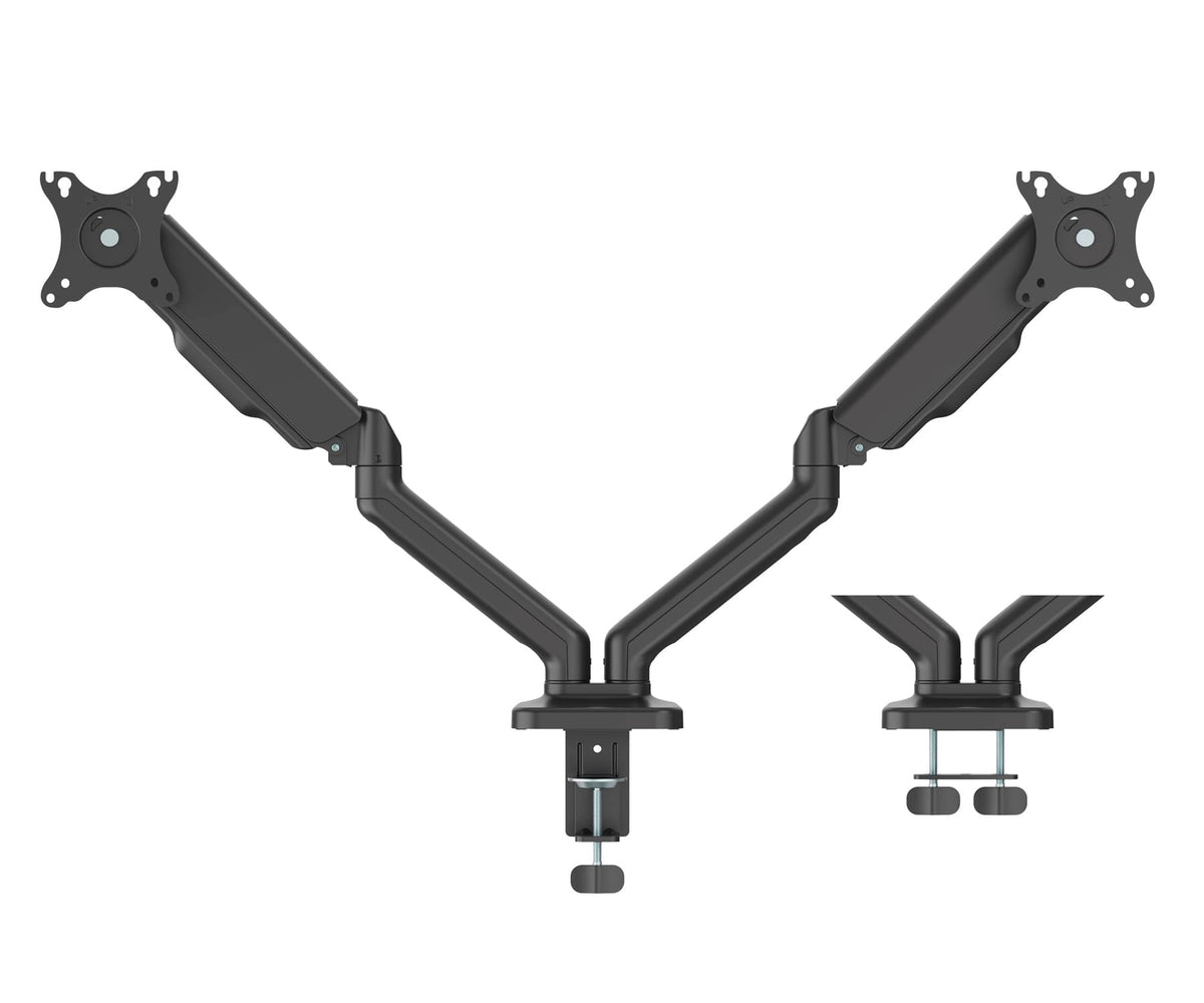 FONESTAR SMM-112PR NEGRO / SOPORTE ORIENTABLE DE MESA PARA 2 MONITORES / 17" A 32" - detalle