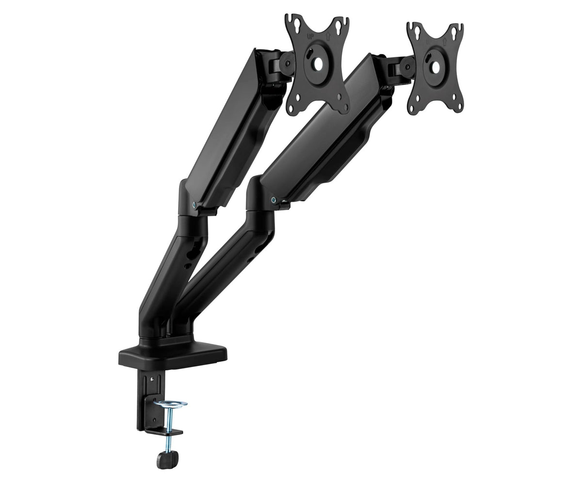 FONESTAR SMM-112PR NEGRO / SOPORTE ORIENTABLE DE MESA PARA 2 MONITORES / 17" A 32" - detalle