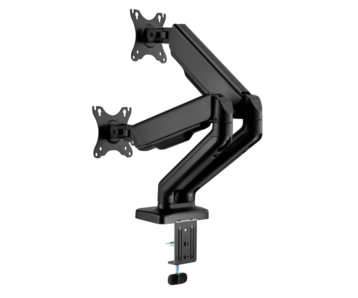 FONESTAR SMM-112PR NEGRO / SOPORTE ORIENTABLE DE MESA PARA 2 MONITORES / 17" A 32" - detalle