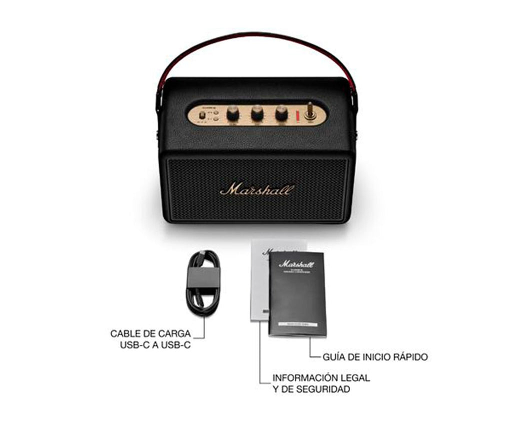 MARSHALL KILBURN III BLACK / ALTAVOZ PORTÁTIL - detalle