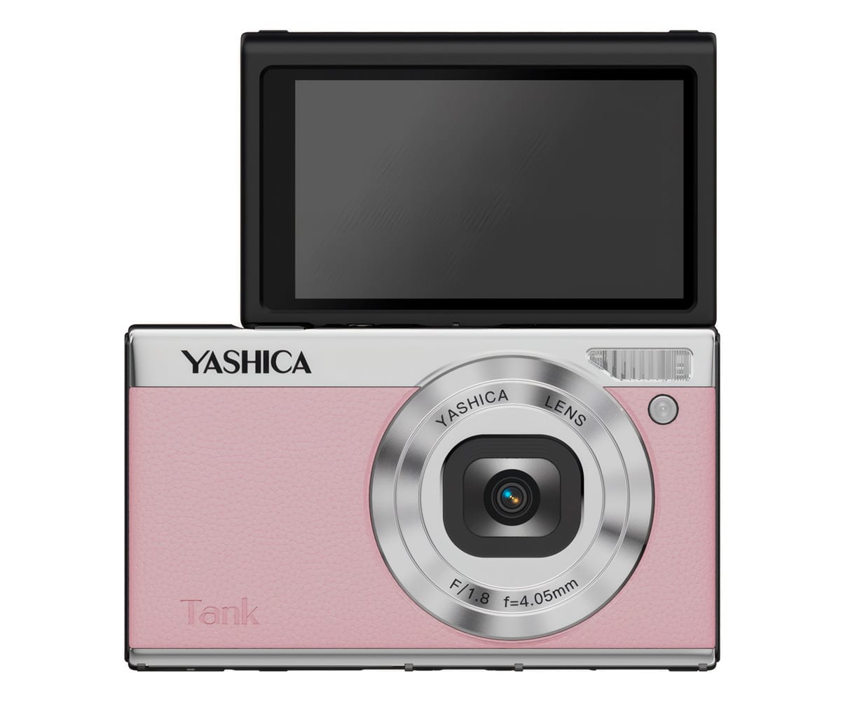 YASHICA TANK ROSA MALVAVISCO / CÁMARA DIGITAL COMPACTA
