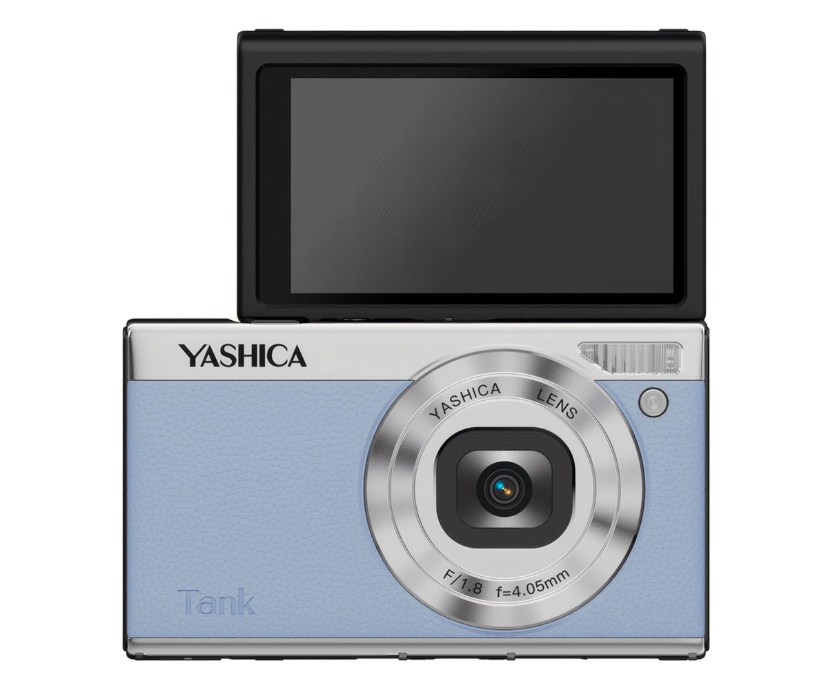 YASHICA TANK AZUL CIELO / CÁMARA DIGITAL COMPACTA