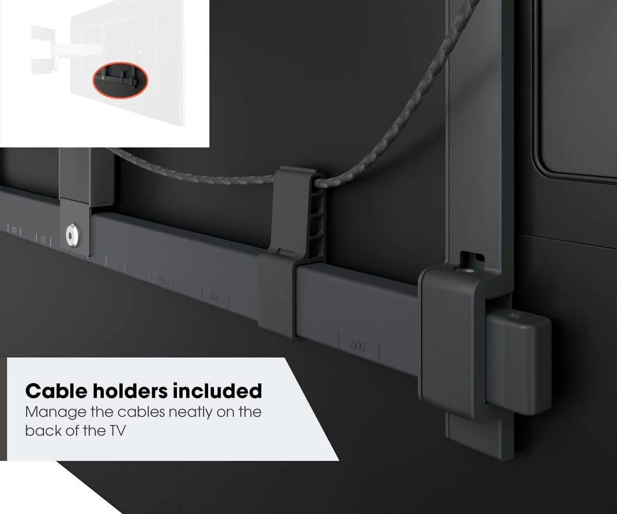 VOGEL'S TVM 5645 NEGRO / SOPORTE DE PARED GIRATORIO PARA TV DE 40" A 77" - detalle