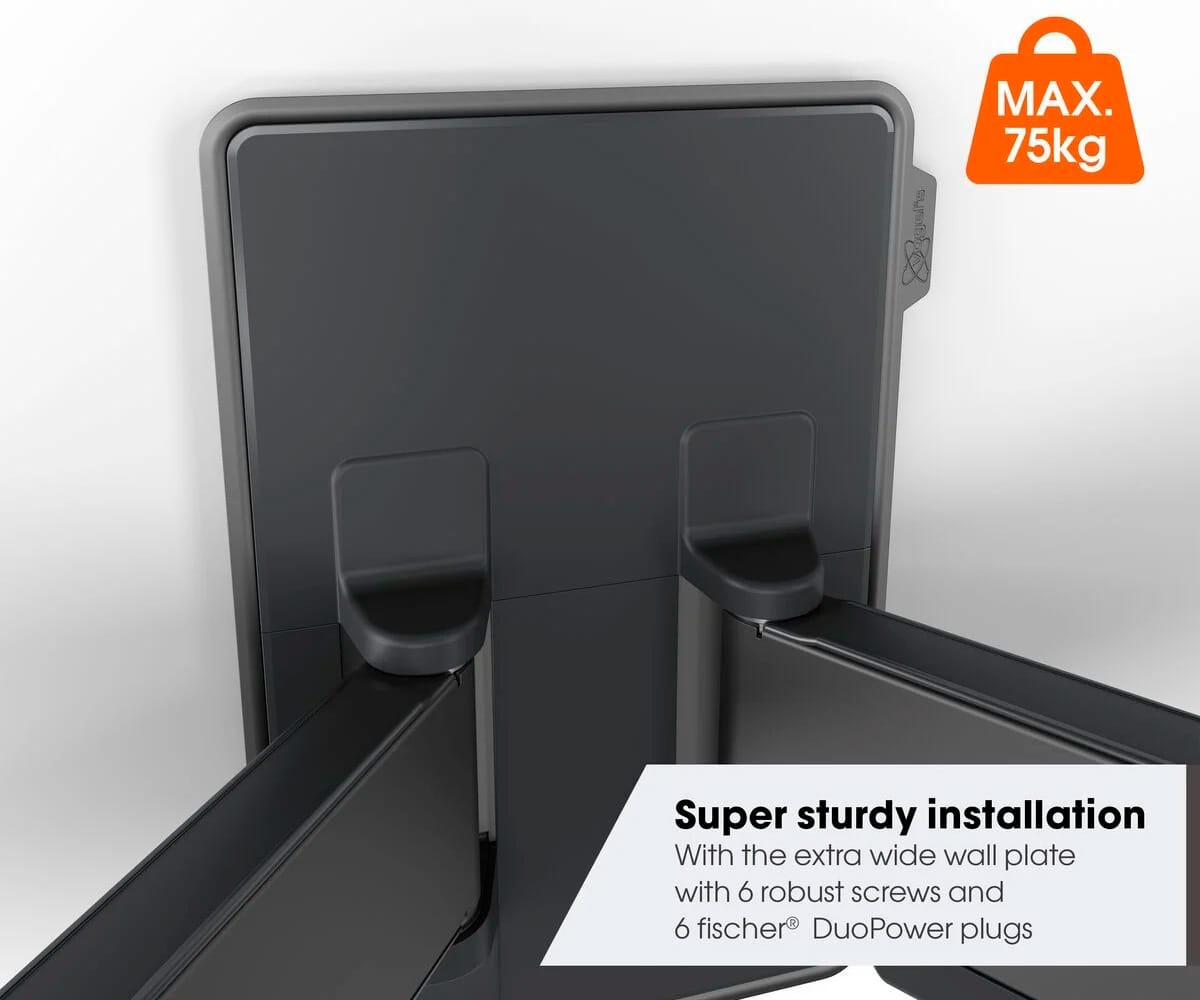 VOGEL'S TVM 5855 NEGRO / SOPORTE DE PARED GIRATORIO PARA TV DE 55" A 100" - detalle