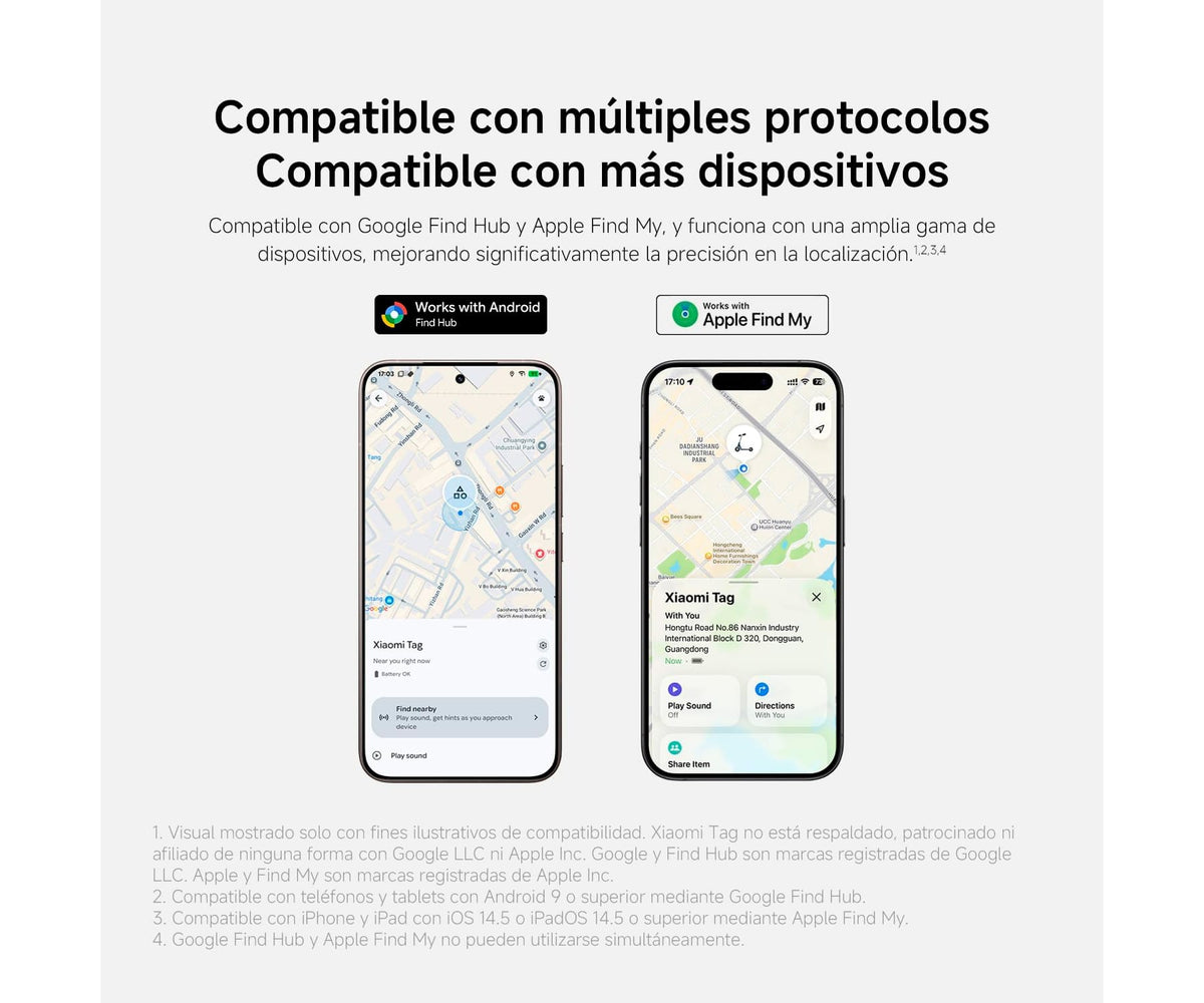 XIAOMI TAG BLANCO / LOCALIZADOR GPS / PACK DE 4 - detalle